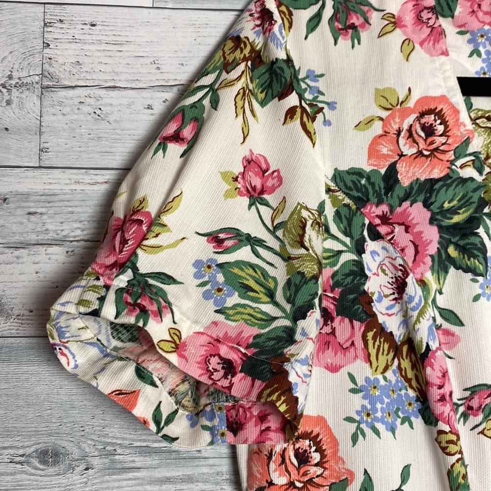 St Michael For Marks & Spencer Vintage Floral Dress Size 14 - Picture 4 of 10
